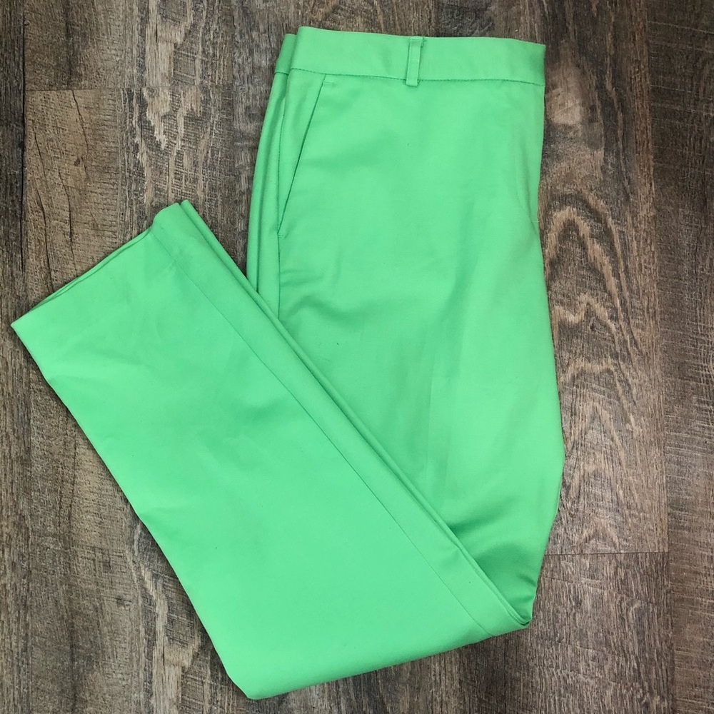 Charter Club Pant Shop Trousers Kelly Green Sz 8